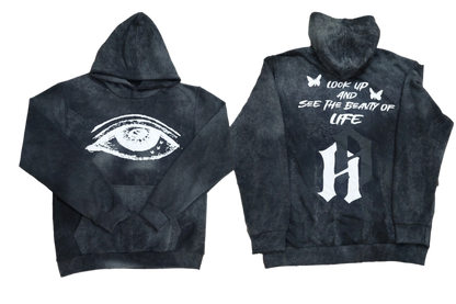 Beauty of Life acid wash hoodie